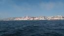 Xmas sail to Cascais view of Lisbon